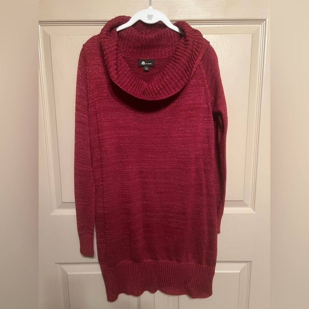 AB Studio Women's Sparkling Berry Sweater